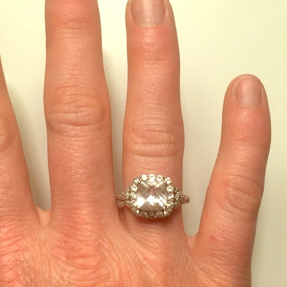White Topaz Ring